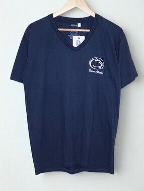 Pressbox Women's Penn State Nittany Lions Mandala V-Neck Tee in Navy
